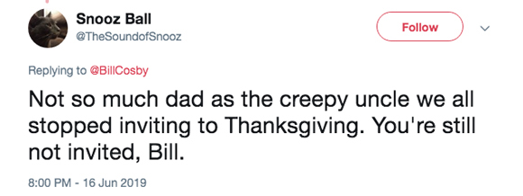 Bill Cosby's Father's Day tweet sets off Twitter