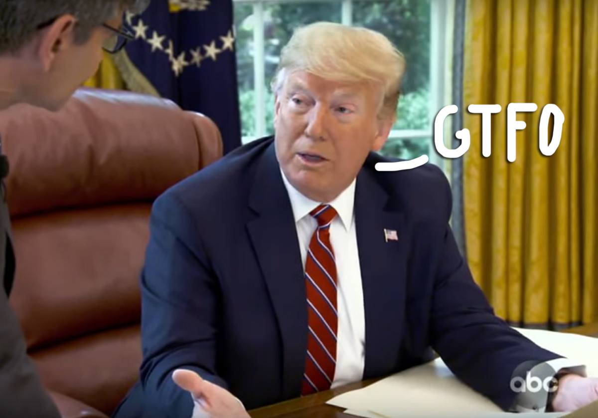 Donald Trump tells chief of staff to leave the room