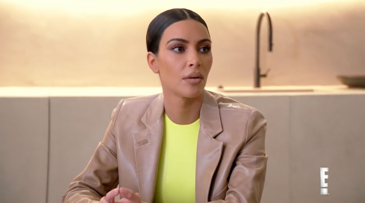 Kim Kardashian has skin issues!