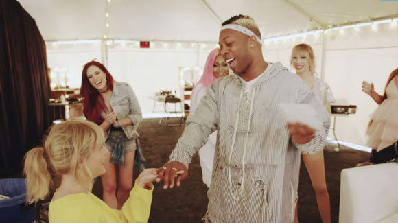 Taylor totally surprises Todrick Hall!