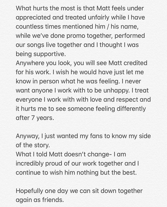 "What hurts the most..."