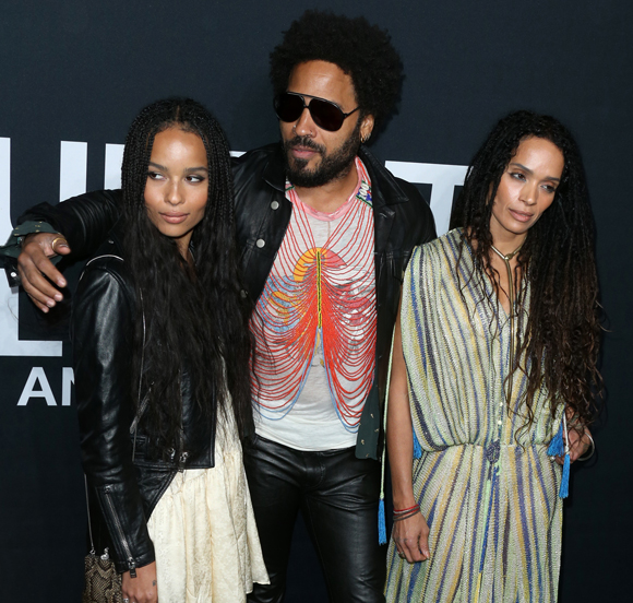 Zoe Kravitz Lenny Kravitz and Lisa Bonet