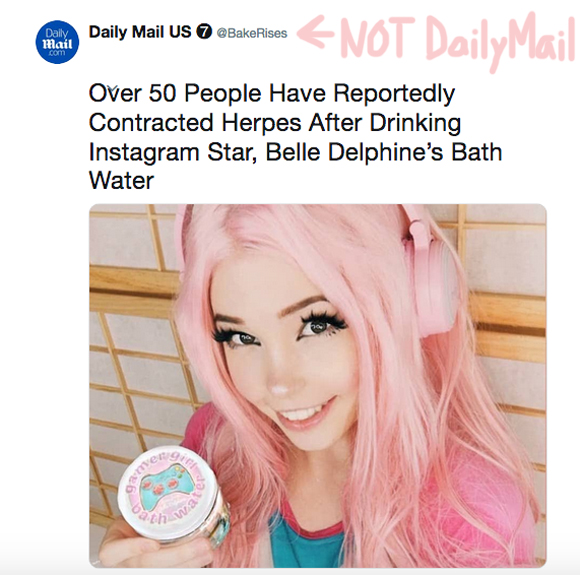 belle delphine nude twitter post