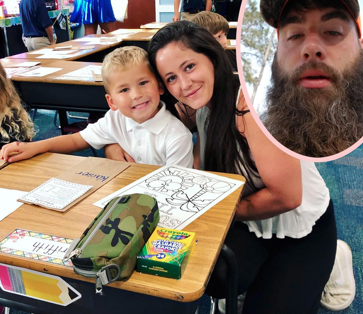 Jenelle Evans David Eason Instagram Kids Photos First Day School