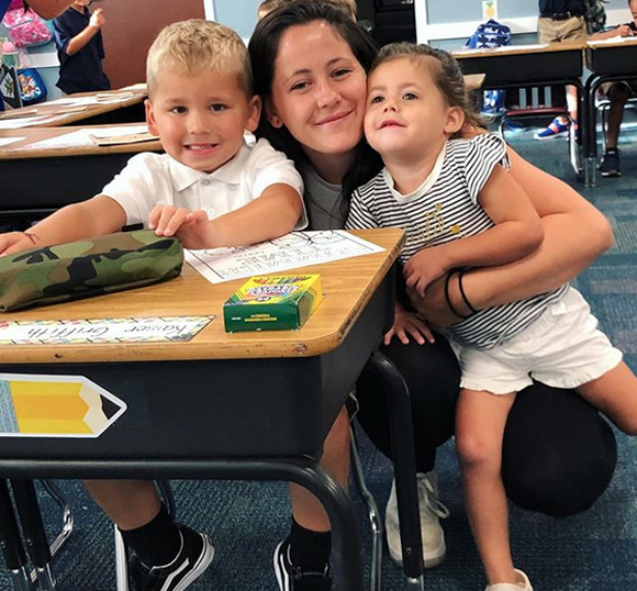 Jenelle Evans kids Kaiser Ensley school