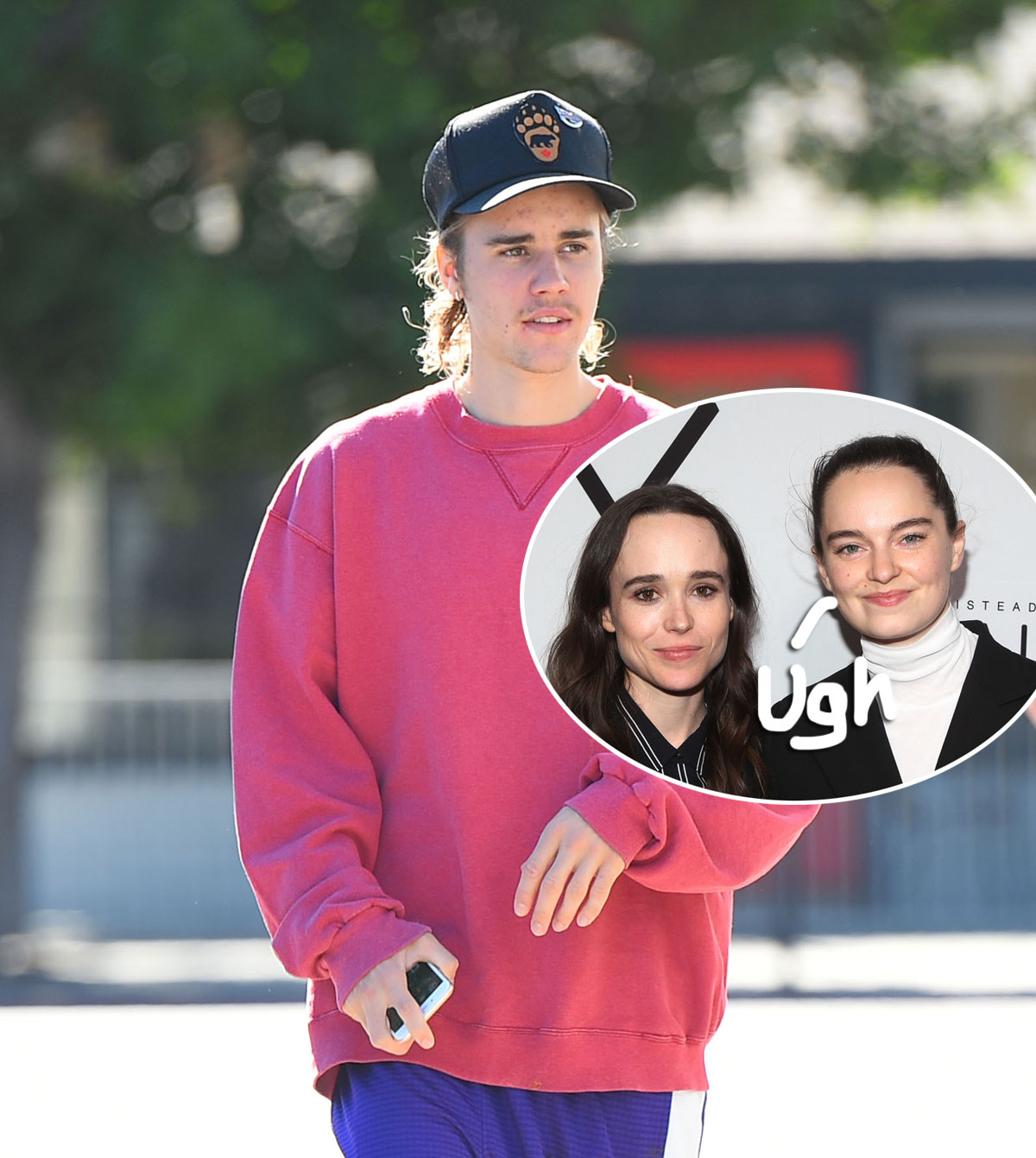 Ellen Page S Wife Emma Portner Shames Justin Bieber So Hard Over Scooter Braun Defense Perez Hilton