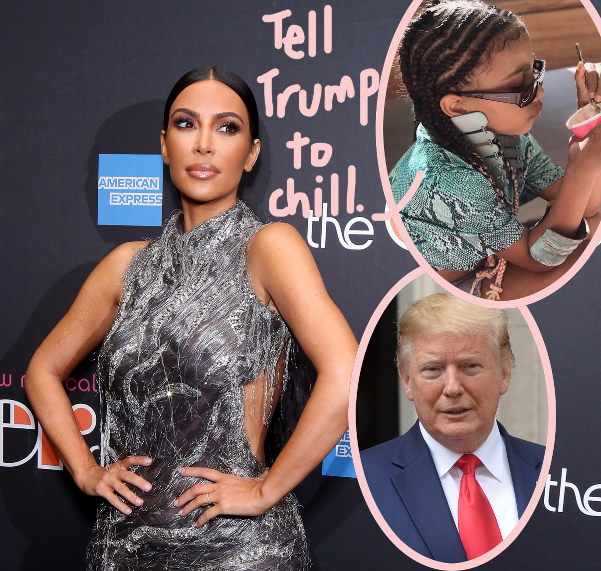 Kim Kardashian North West White House Donald Trump