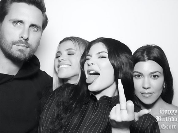 Scott Disick birthday sofia richie kourtney kardashian