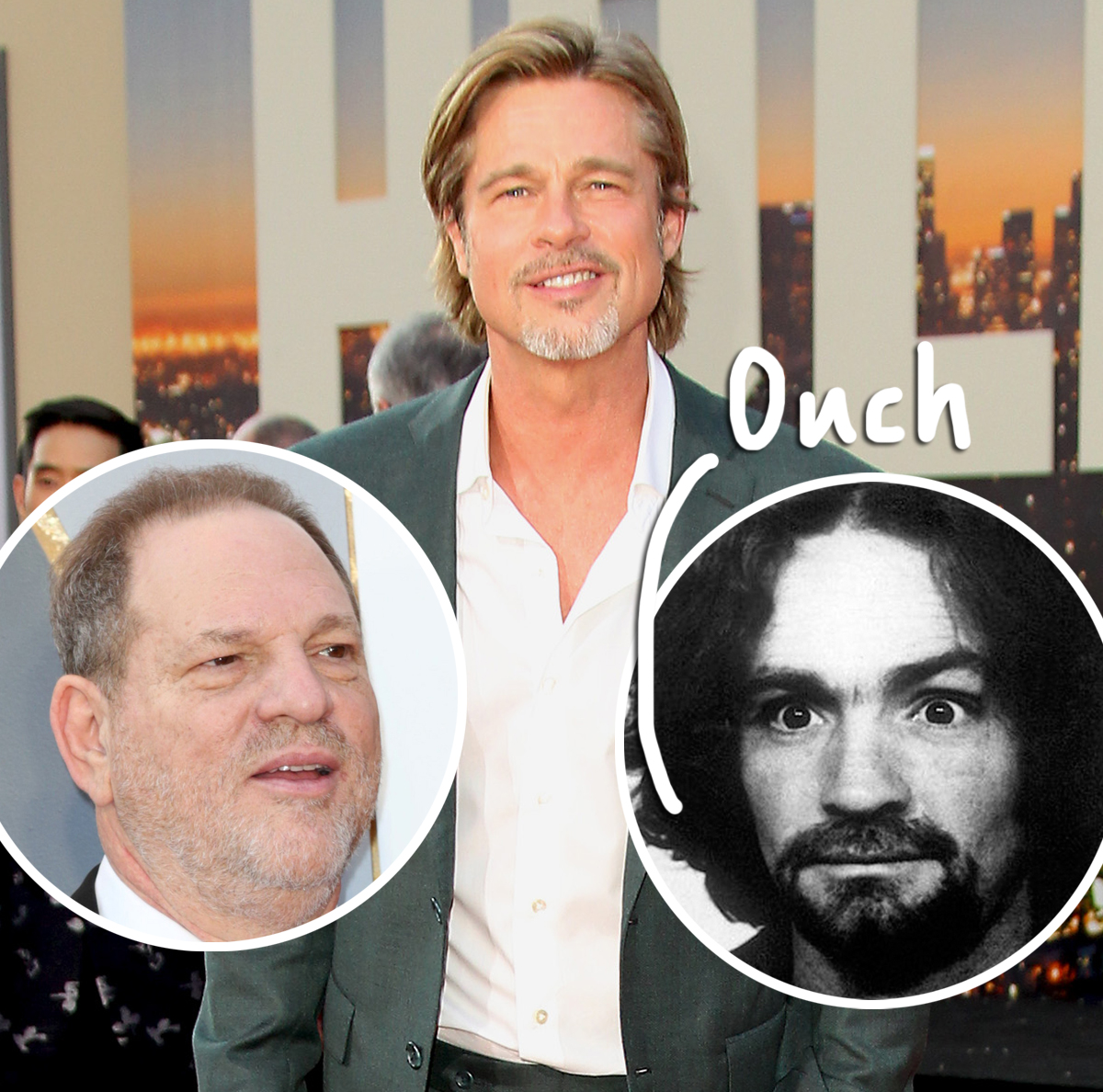 Brad Pitt compares Harvey Weinstein to Charles Manson