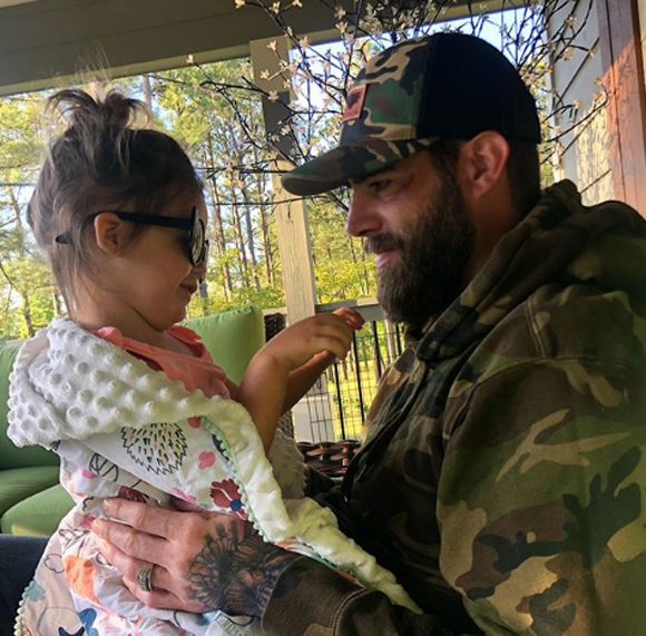 David Eason and Ensley Evans at a party