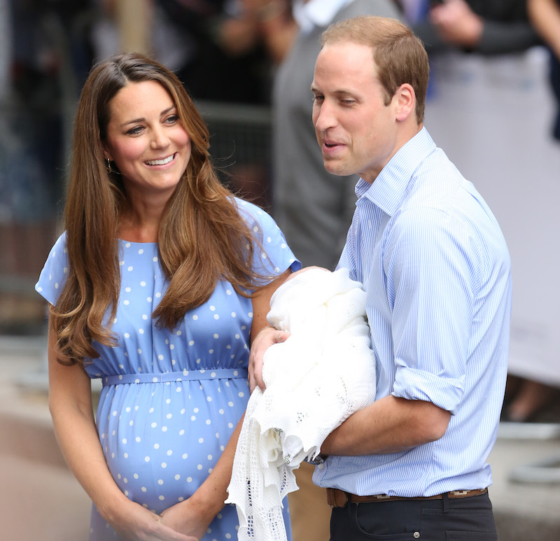 kate middleton and prince william after george's birth