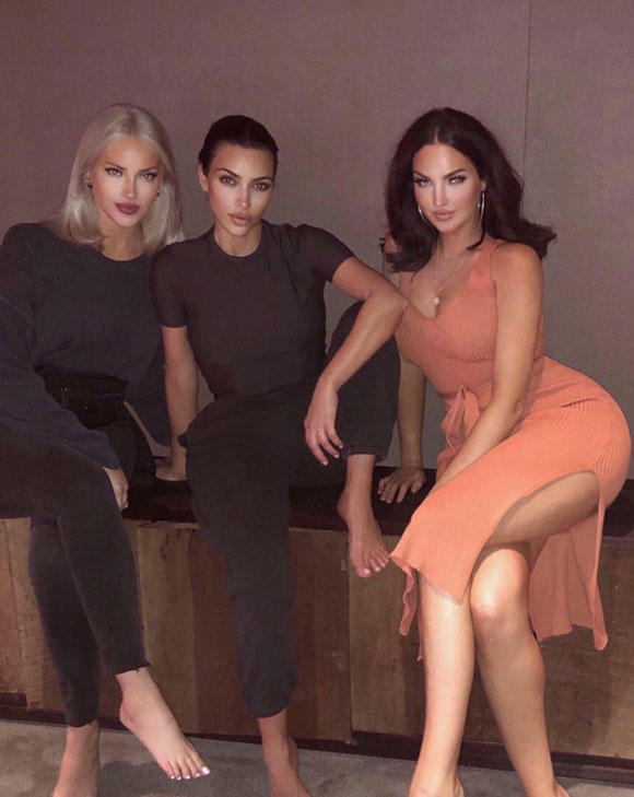 North West took THIS photo of momma Kim Kardashian, Olivia Pierson, and Natalie Halcro.