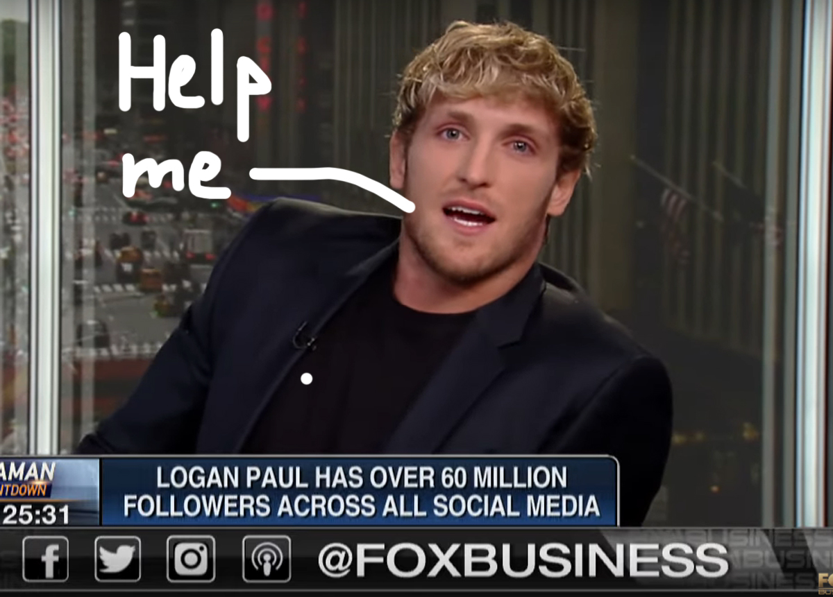 Logan Paul is a mess on Fox Business
