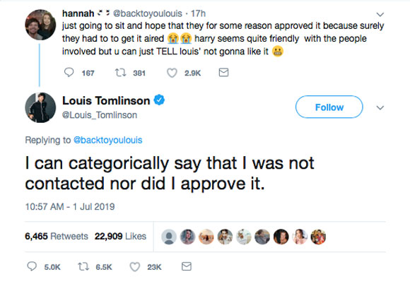 Louis Tomlinson talks explicit Harry Styles scene in Euphoria