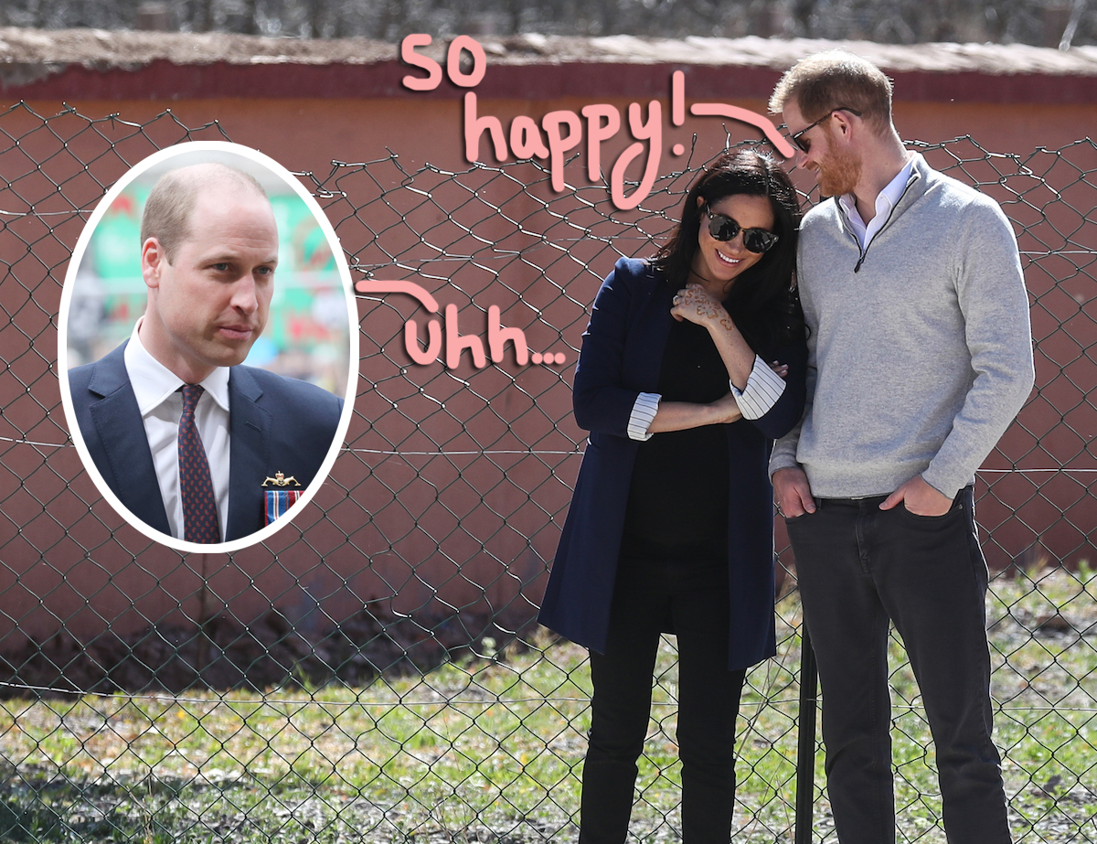 meghan markle and prince harry happy with archie, not william