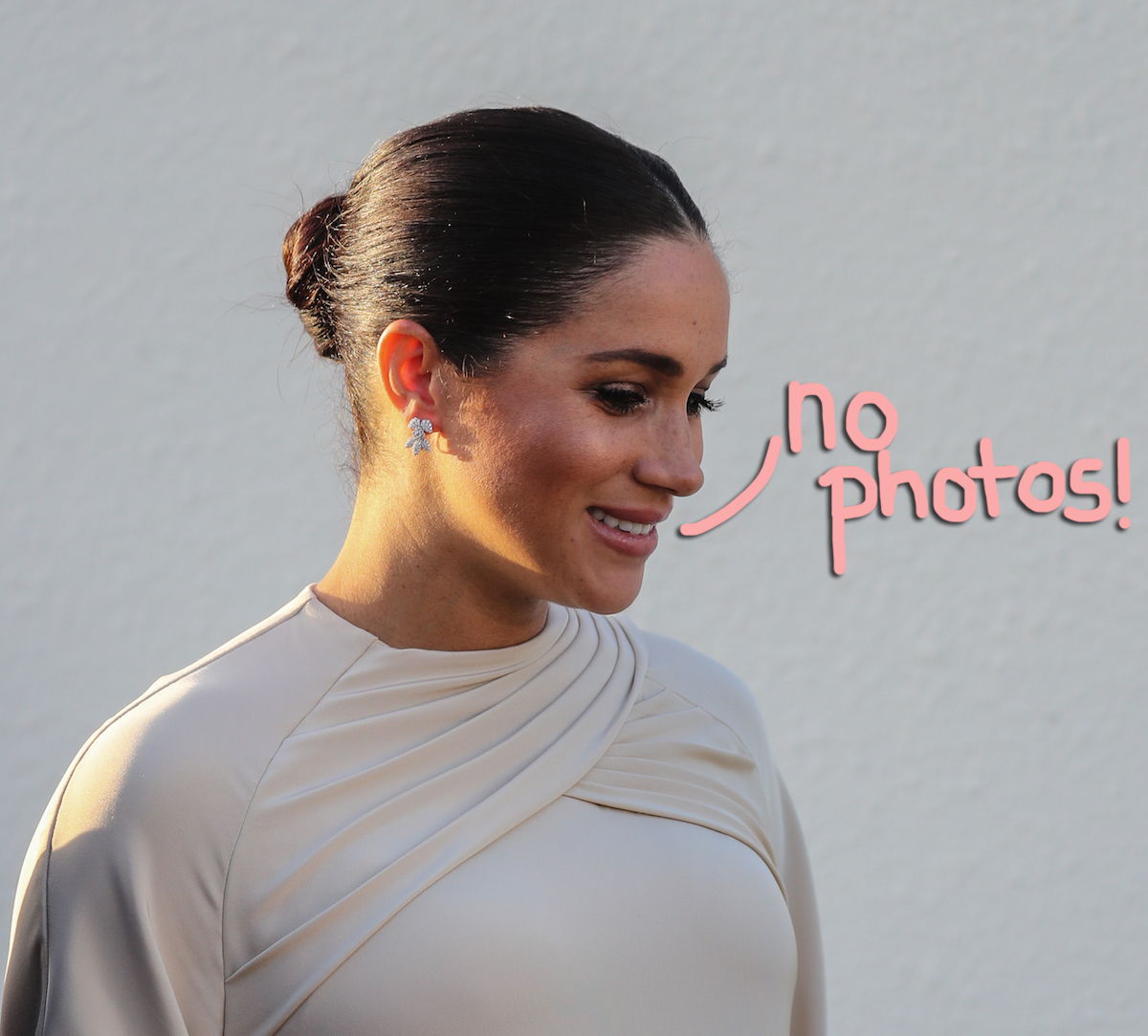 meghan markle says no photos at wimbledon
