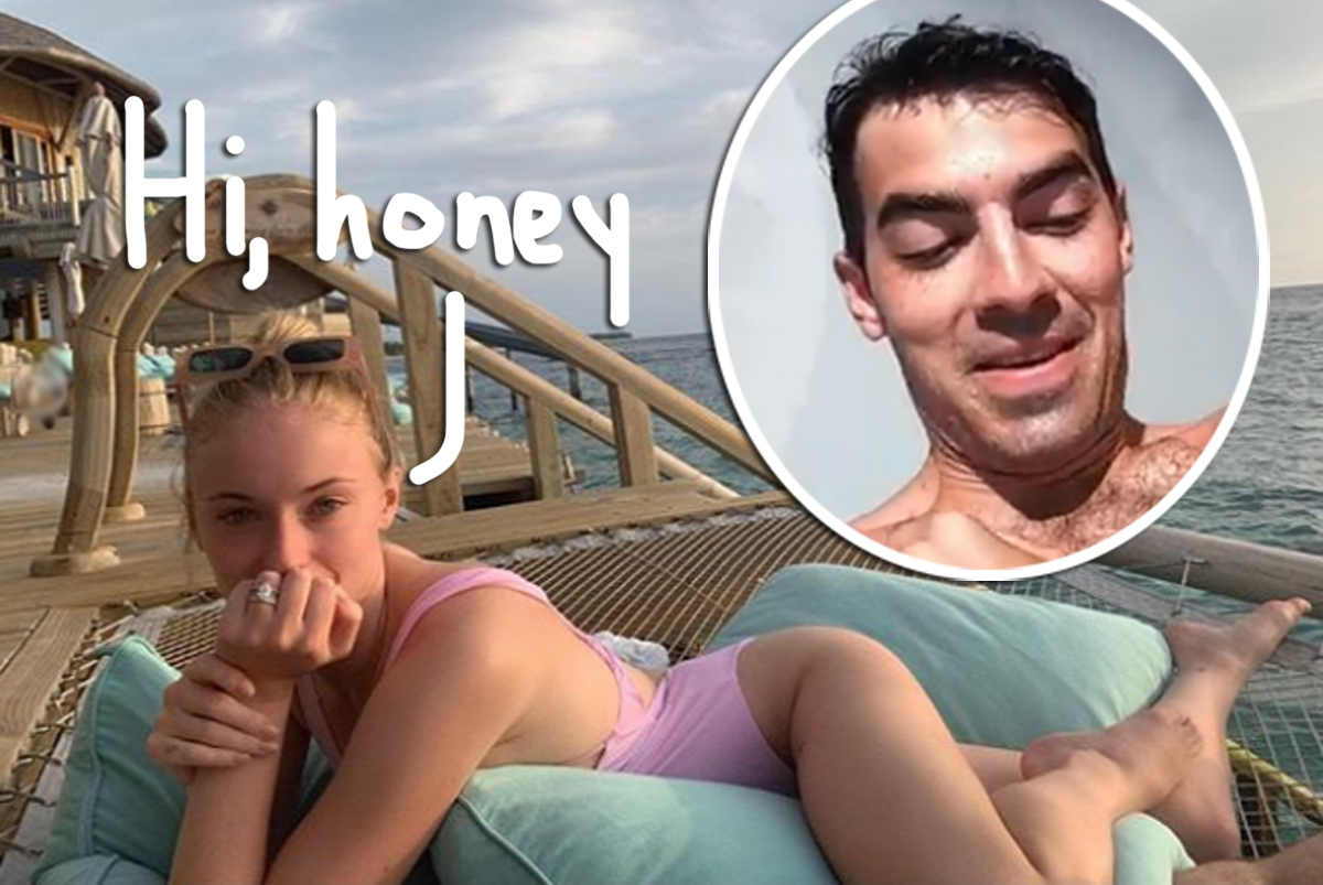 Sophie Turner Porn Captions - Joe Jonas & Sophie Turner Share A Peek At Their Dreamy Honeymoon: 'Such A  Magical Place'! - Perez Hilton