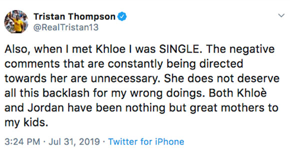 "She does not deserve all this backlash."
