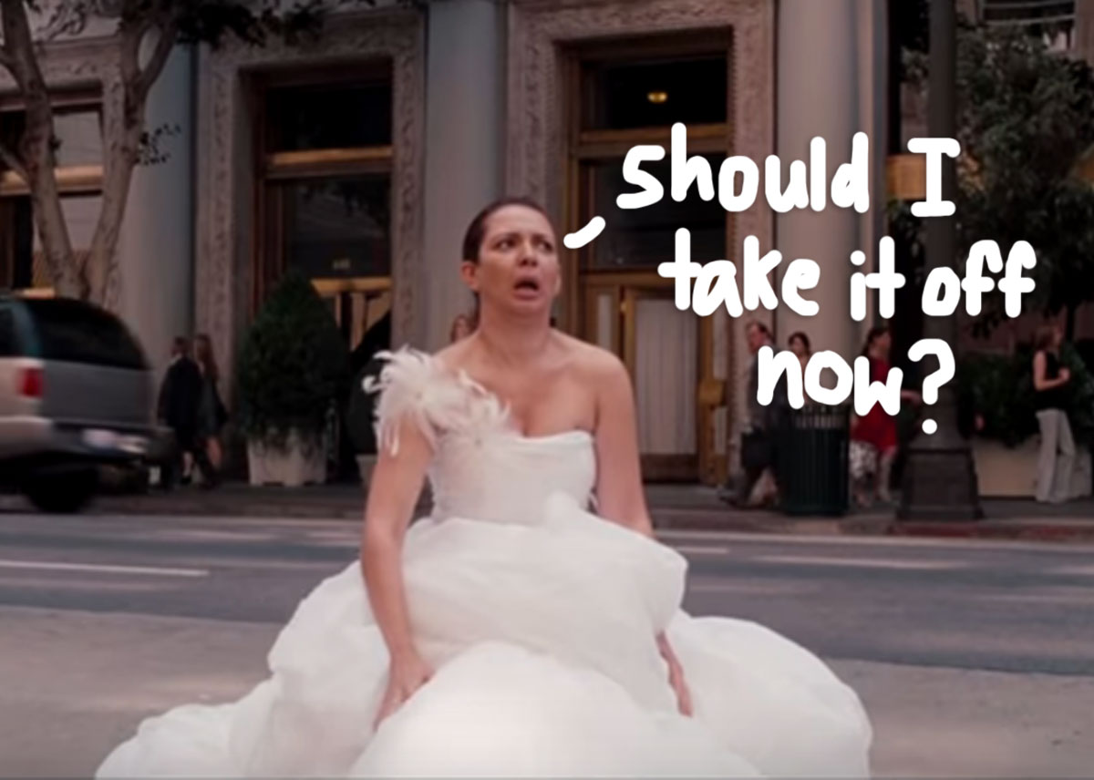 Bride wears her wedding dress for a year after her wedding.