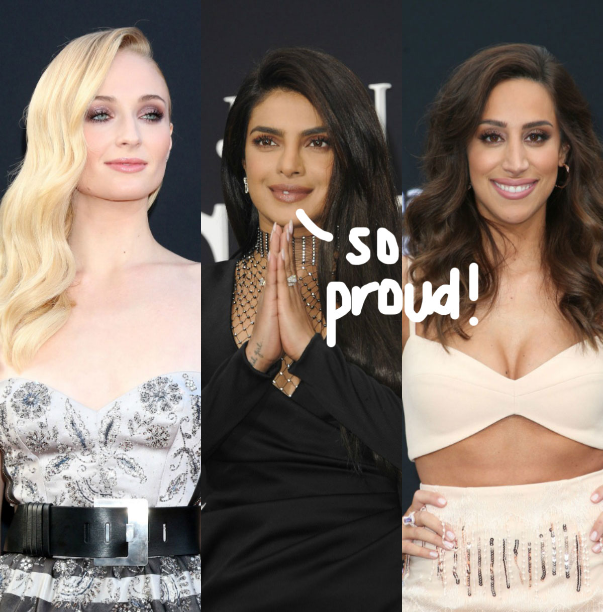 The Jonas Brothers' wives support them on tour.