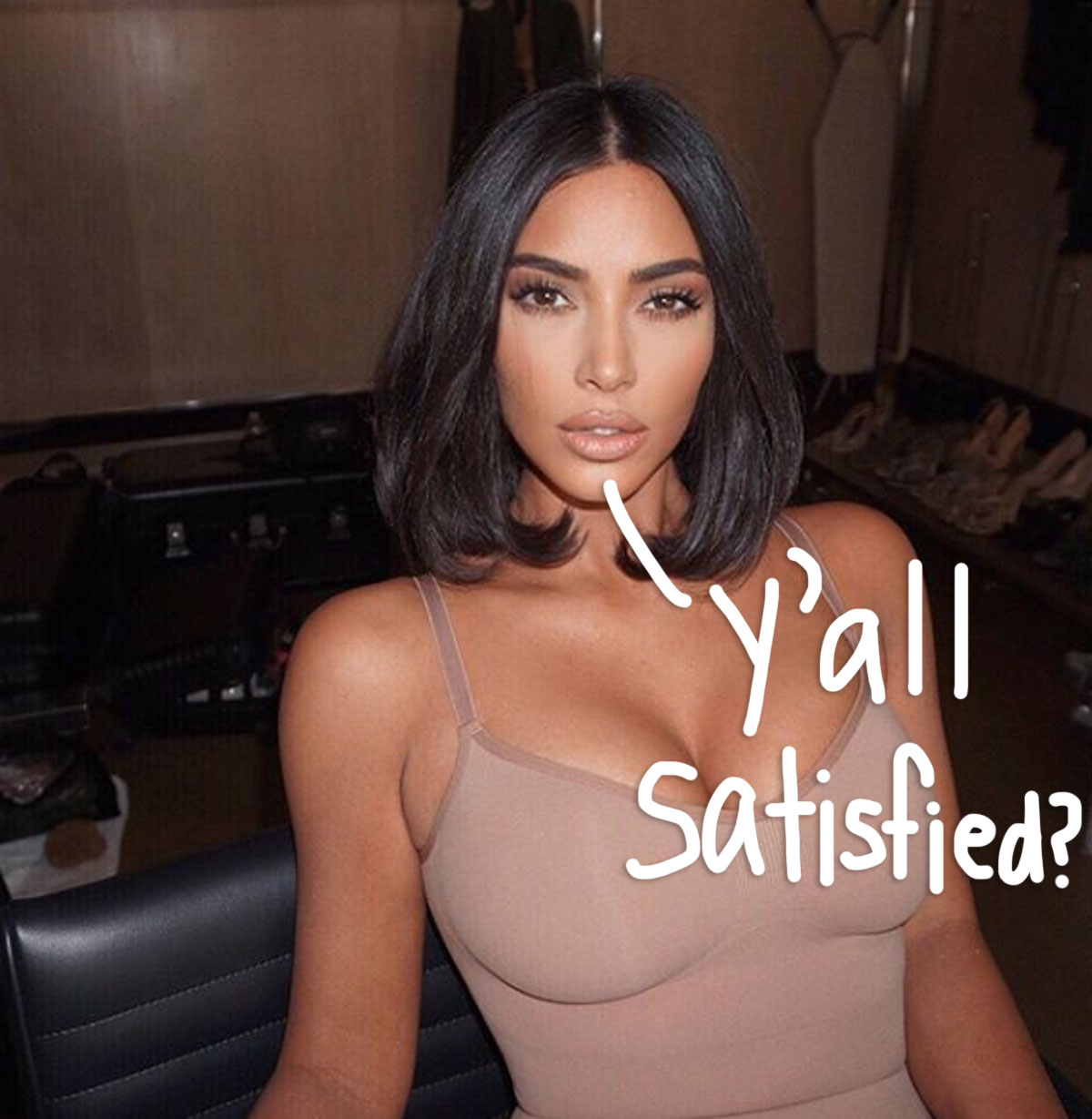 Kim Kardashian Renames Her Shapewear Collection 'SKIMS' - Um, Okay?? -  Perez Hilton