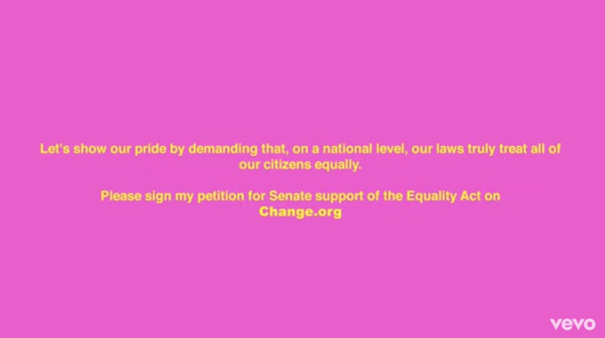 Taylor Swift 'You Need to Calm Down' video still