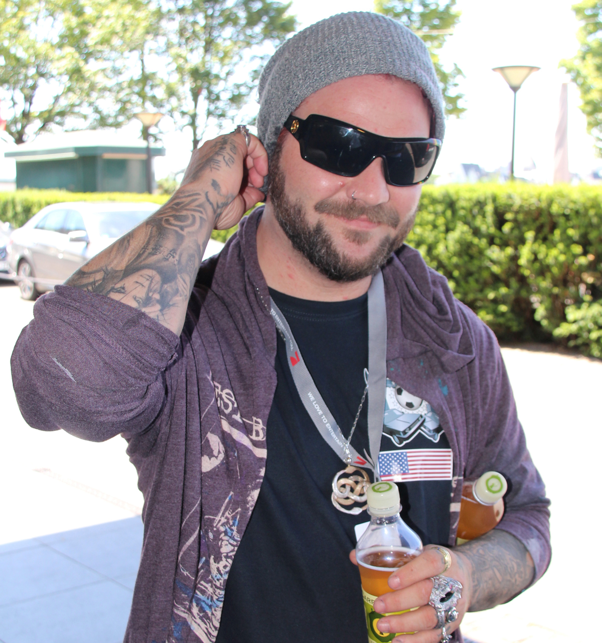 Bam Margera arrested rehab bailing.