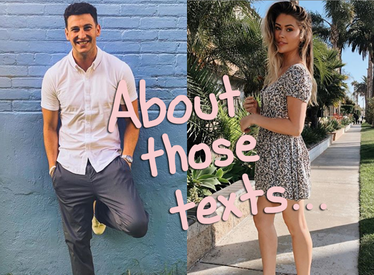 Blake Caelynn the Bachelorette text messages