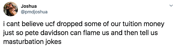 UCF reacts to Pete Davidson's uncomfortable performance.