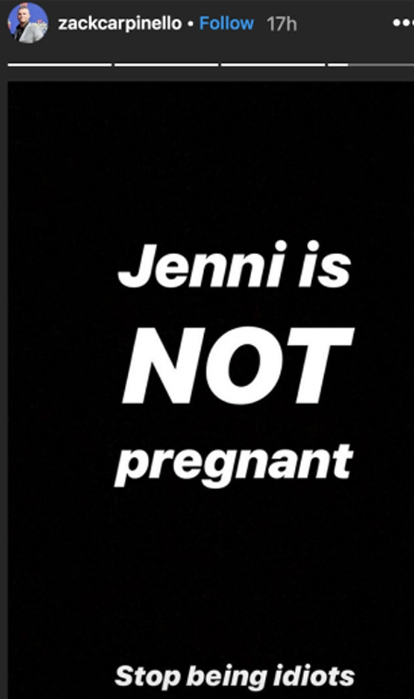 JWoww is NOT pregnant