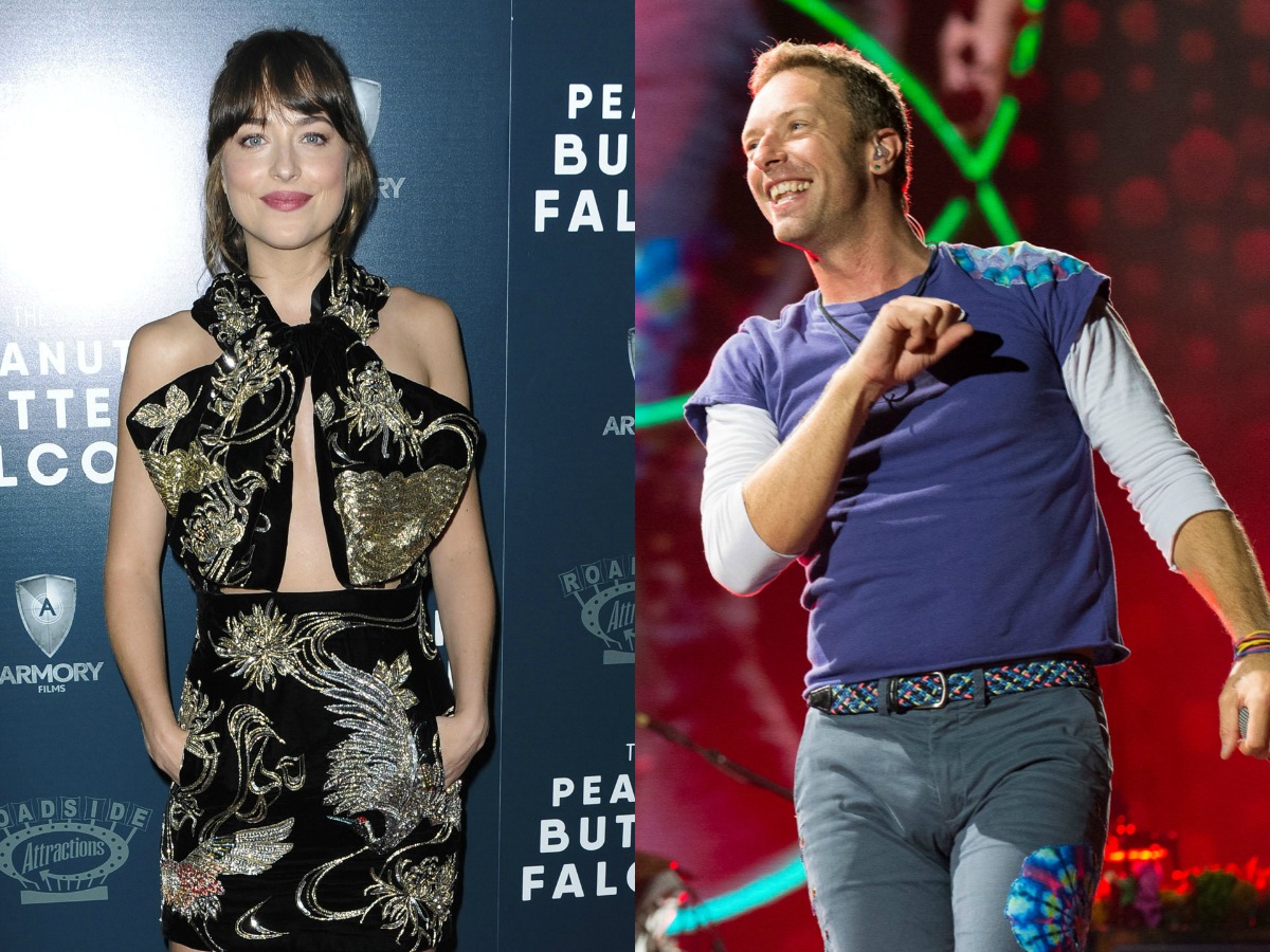 Chris Martin & Dakota Johnson Step Out In Rare Public Appearance Weeks ...