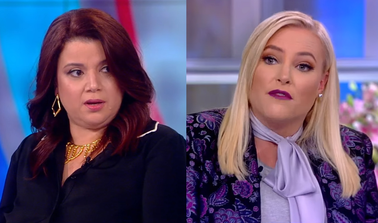 Meghan McCain The View Fight Ana Navarro Leaves Set