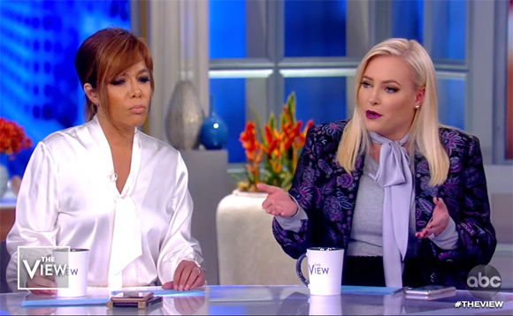 Sunny Hostin and Meghan McCain on The View