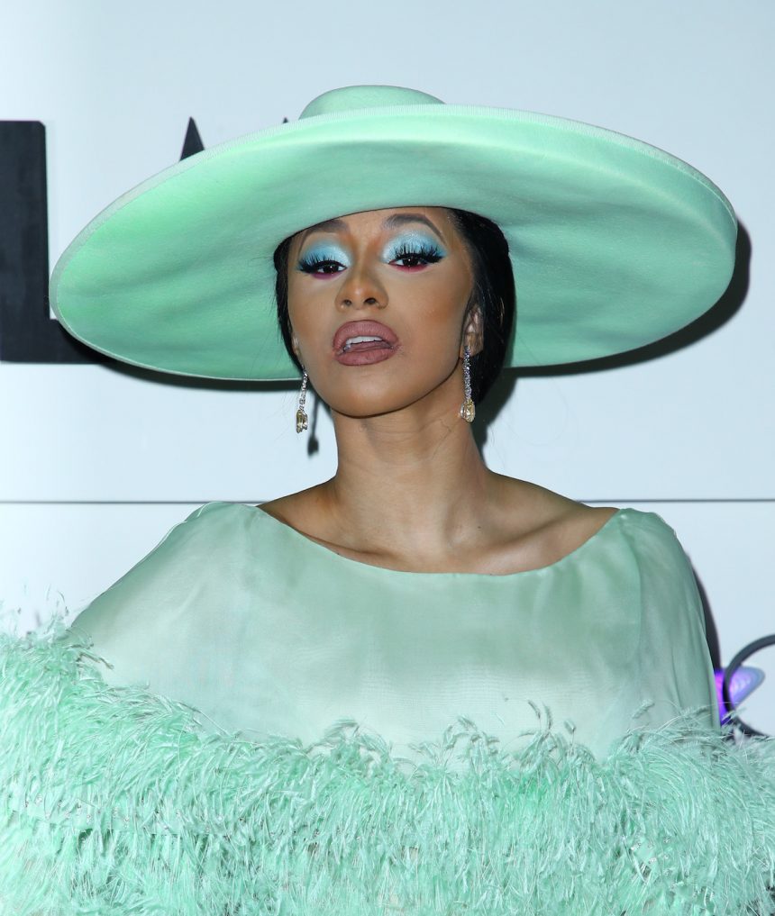 Cardi B Stirs Controversy In HeadToToe Covered Ensemble At Paris