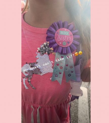 jenna dewan's daughter everly's big sister bow