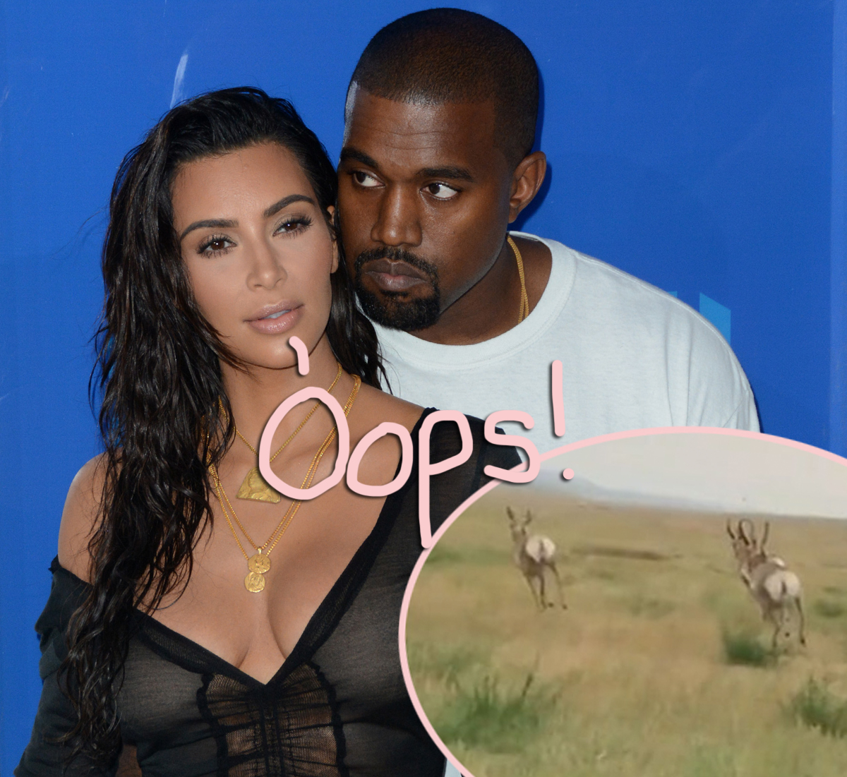 Kim Kardashian & Kanye West Criticized For Antelope-Chasing Video -- Welcome To Wyoming!