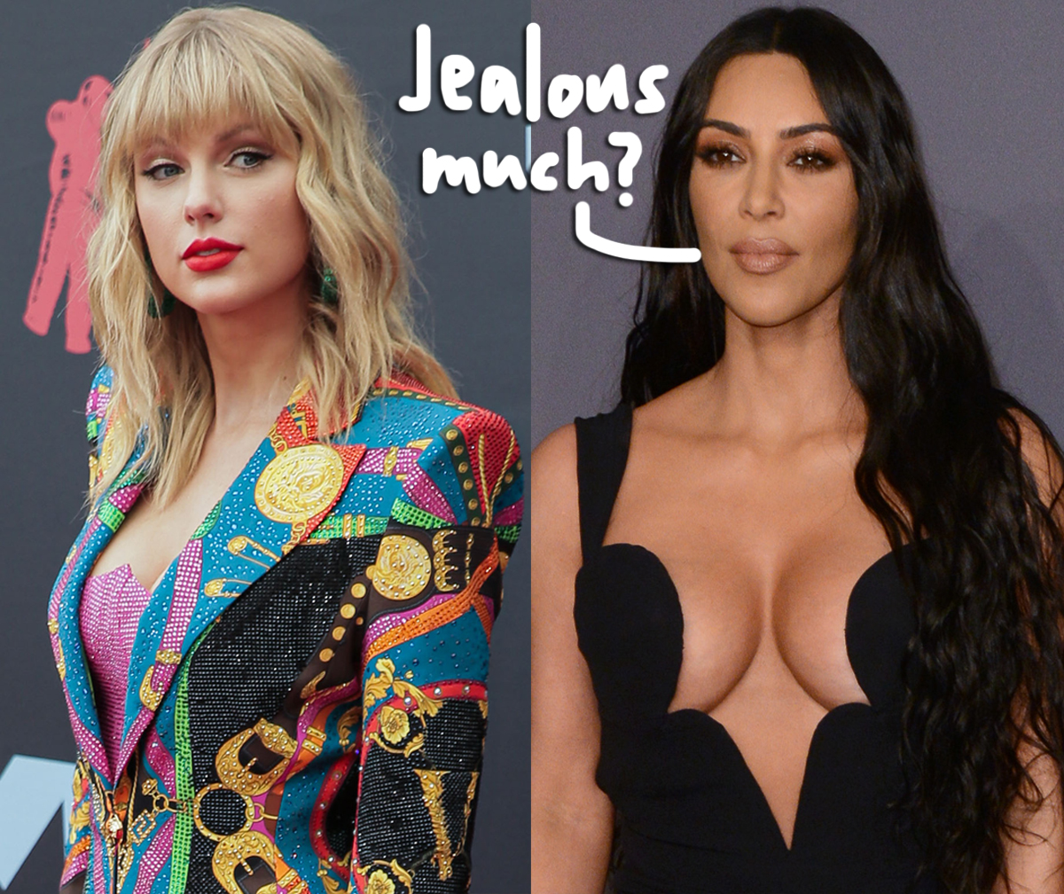 Kim Kardashian thinks Taylor is jealous of her.