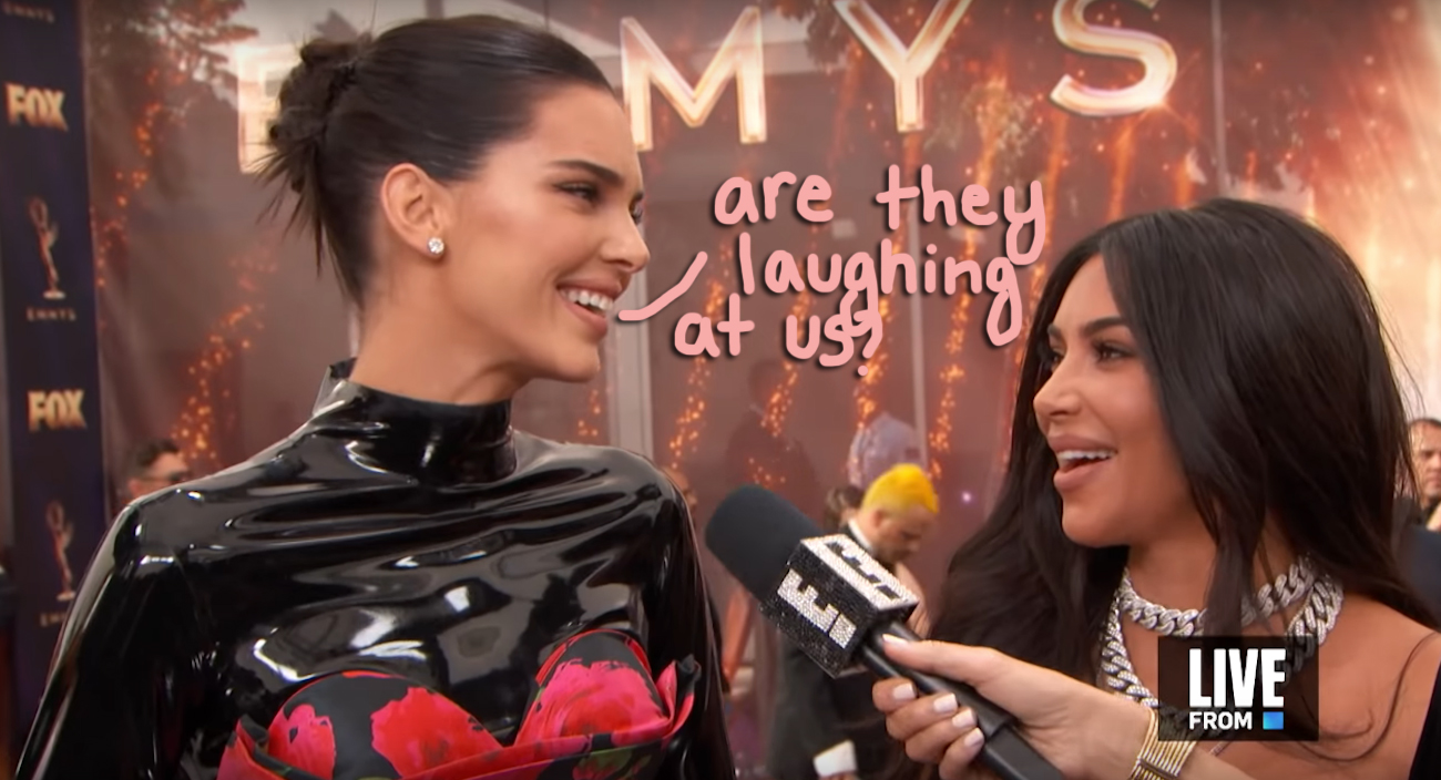 Kim Kardashian & Kendall Jenner Got LAUGHED AT During The Emmys -- WATCH!