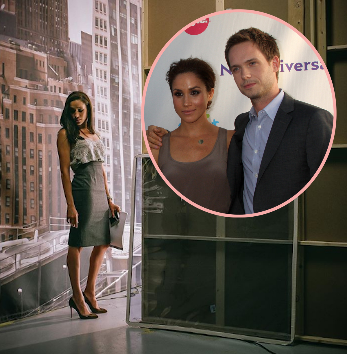 Meghan Markle S Suits Costar Patrick J Adams Shares Unseen Pics Of The Duchess Perez Hilton