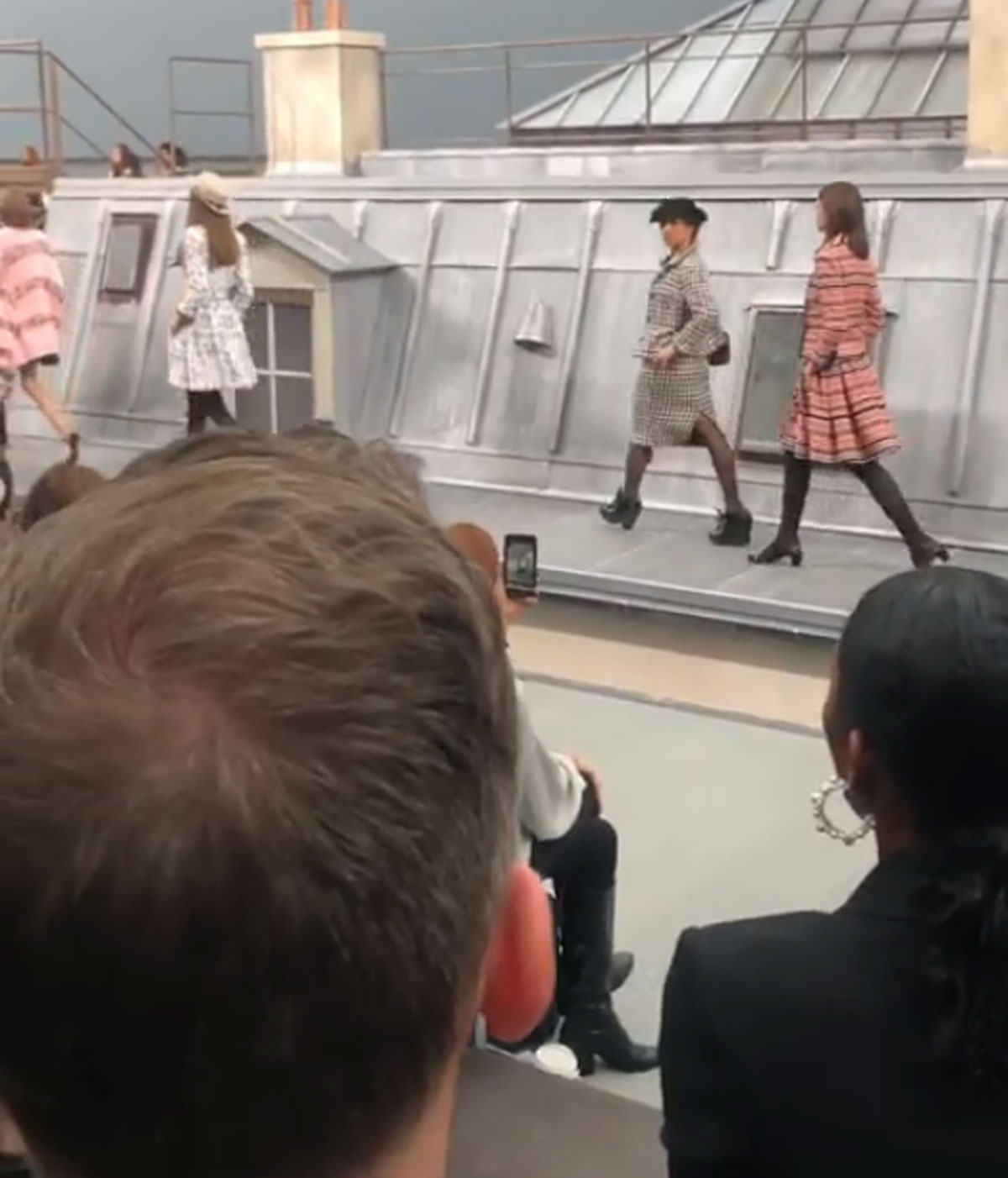 Crasher storms Chanel runway at Paris Fashion Week