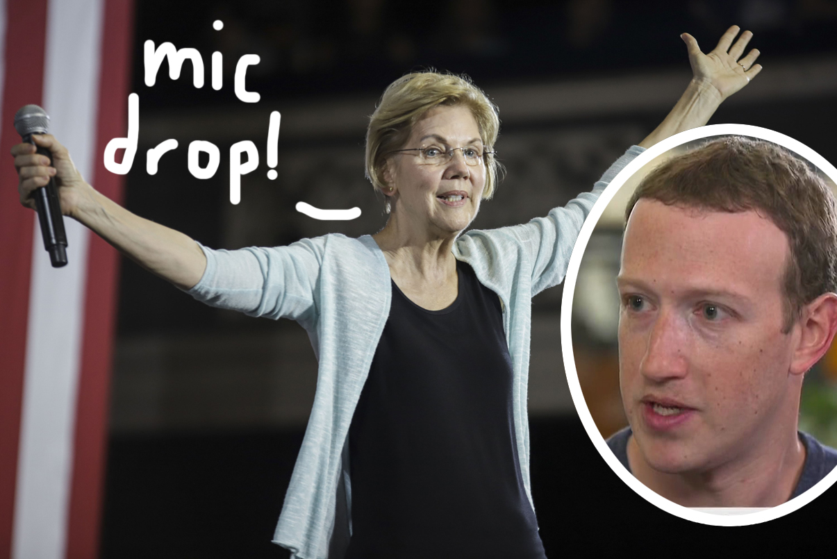 Elizabeth Warren Facebook Ad Mark Zuckerberg Donald Trump