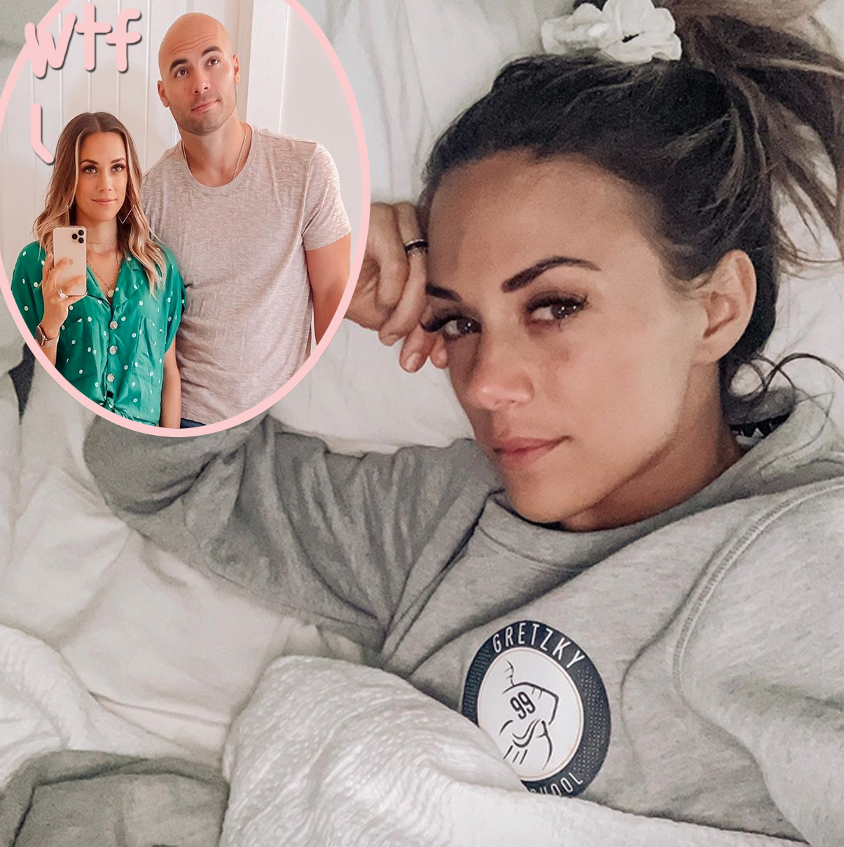 Jana Kramer Mike Caussin Podcast Topless Photo Text