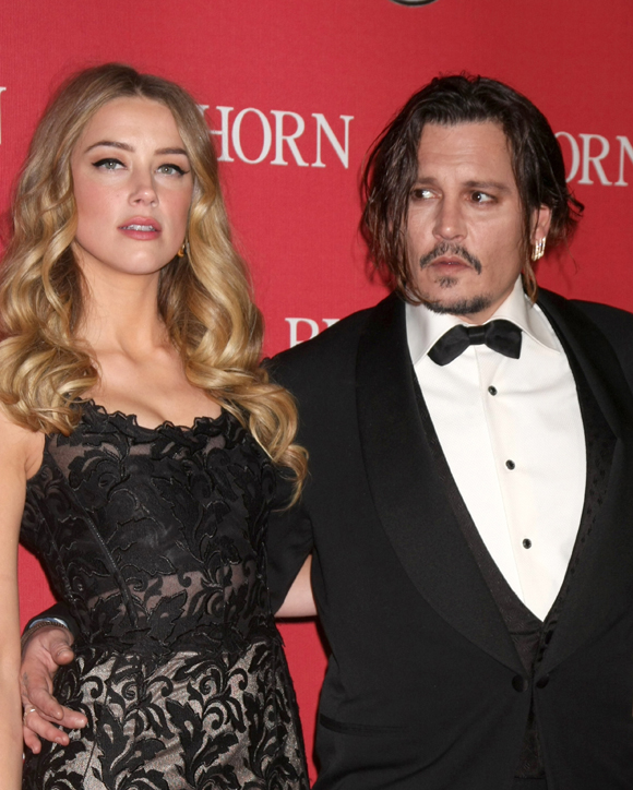 Johnny Depp and Amber Heard in 2016