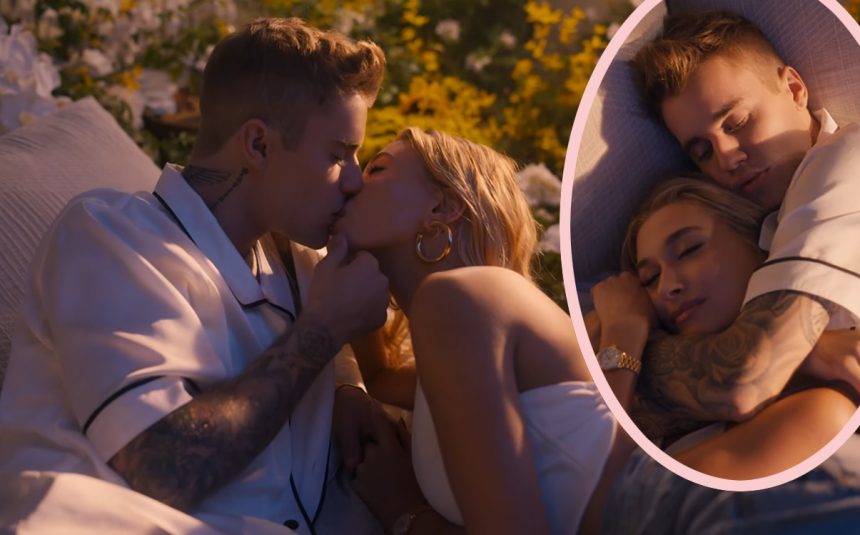 Justin Hailey Bieber Share Intimate Moments In Music Video