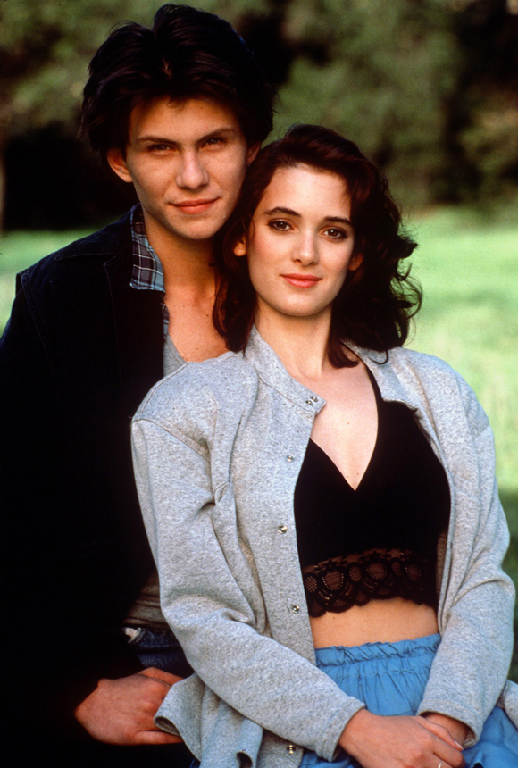 Winona Ryder and Christian Slater in Heathers