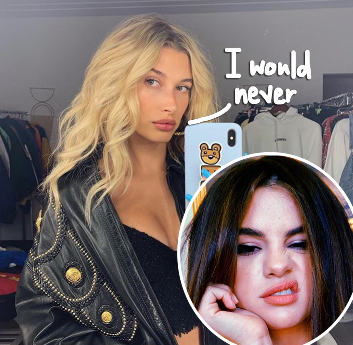 Hailey Bieber denies threatening Selena Gomez