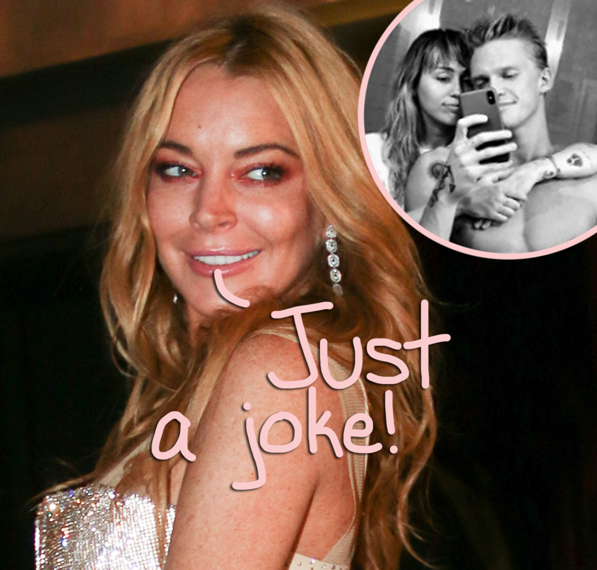 Lindsay Lohan Cody Simpson inside joke