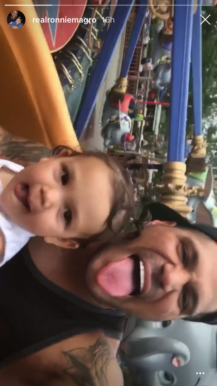 Ronnie Ortiz-Magro Disney World date daughter Ariana Sky