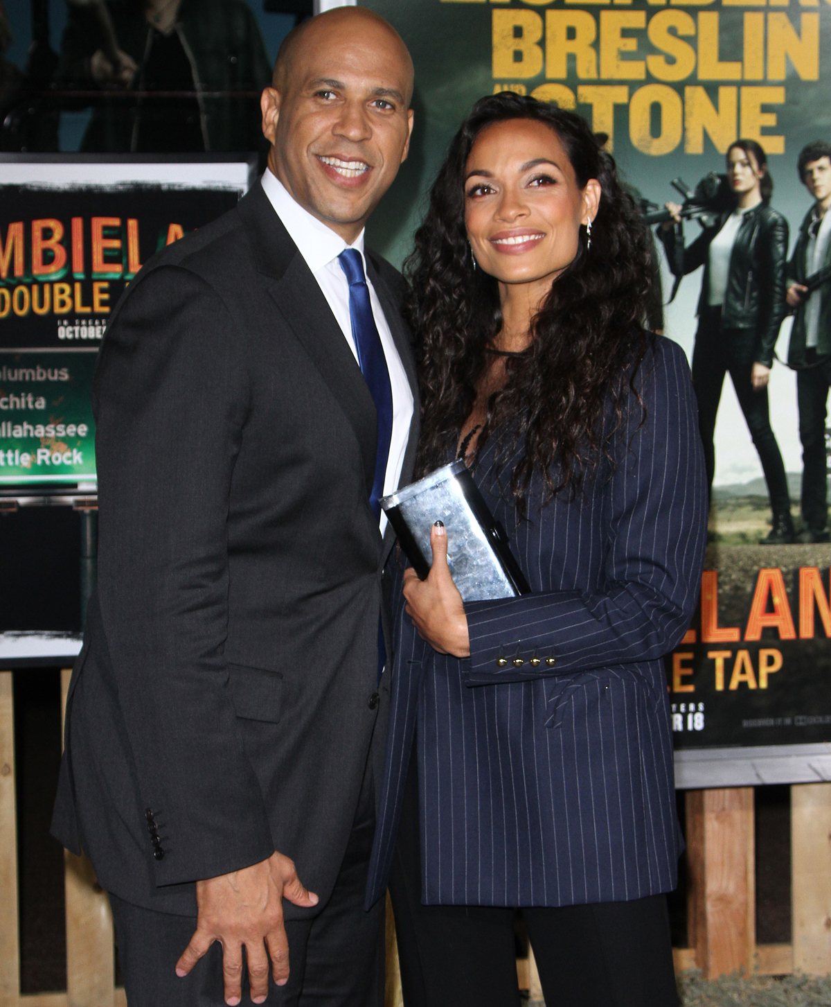 Cory Booker & Rosario Dawson Split 2022