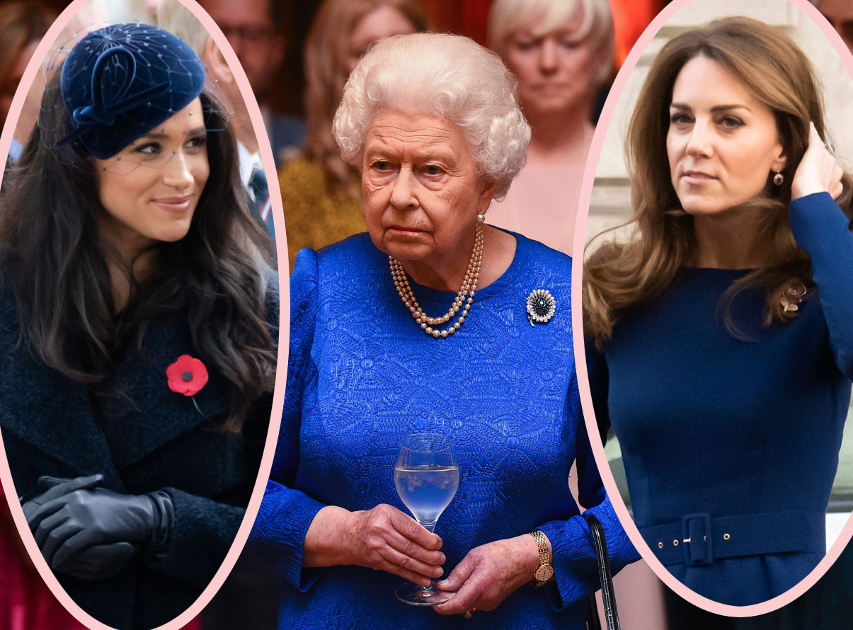 Meghan Markle Kate Middleton Queen Elizabeth Royal Family Feud